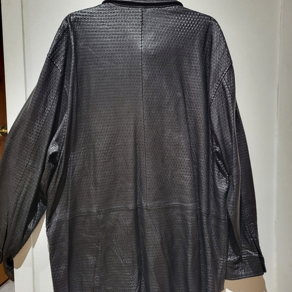 Saxony Leather Shirt Jacket - Picture 9 of 12